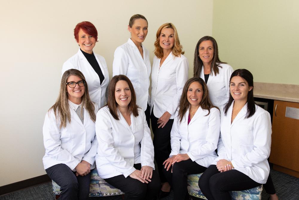 glen lake dental team photo | dentist office goffstown nh
